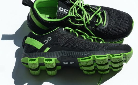green running shoes